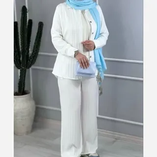 ست مانتو شلوار ارسال رایگان جنس آیوا