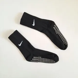 جوراب ورزشی ساق بلند نایک مشکی استپ دار