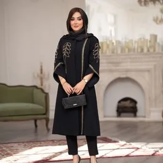 مانتو مجلسی گلدوزی شده رویسا