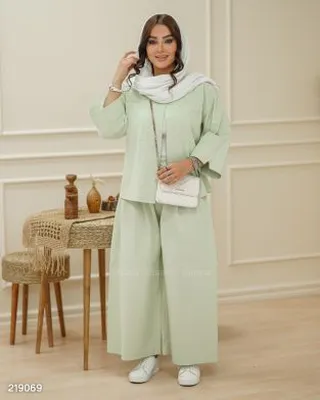 شومیز و شلوار مدل جهانتاب کد 2190