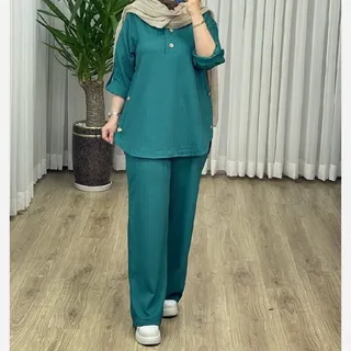 ست تونیک شلوار آیوا پراما فری سایز تا 46 