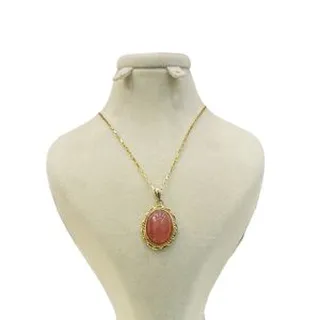 گردنبند نقره زنانه مدل دستساز عقیق 0-24