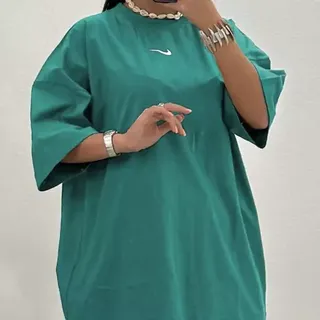 تیشرت زنانه تیشرت لانگ زنانه با نایک و بدون نایک موجود ارسال رایگان