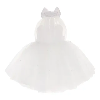 پیراهن دخترانه تیتیش مدل 2471576 رنگ سفید