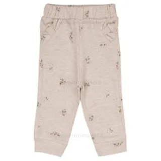 شلوار تمام چاپ طرح فندق رنگ کرم نیلی Nili