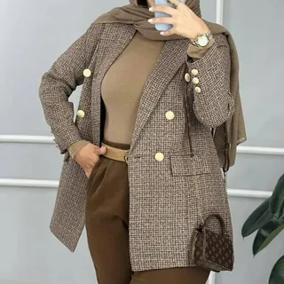 کت زنانه نسکافه ای جنس ریما درجه یک