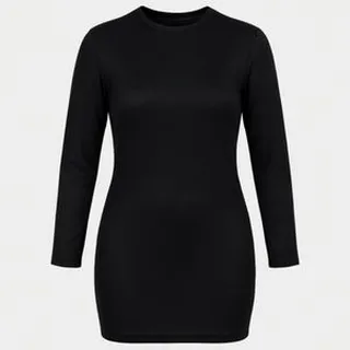 تونیک آستین بلند زنانه مدل زیرسارافون ساده