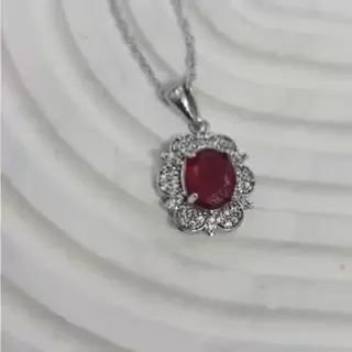 گردنبند یاقوتی زنانه
