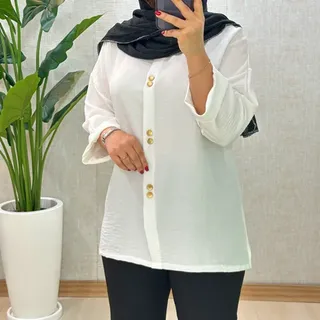 C027- تونیک دکمه طلایی 2