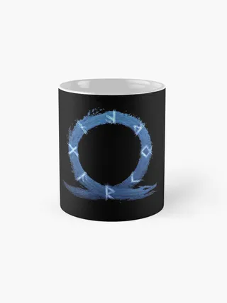 ماگ طرح God of War Logo Blue