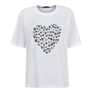 تی شرت آستین کوتاه زنانه باینت مدل 2261792 رنگ سفی...