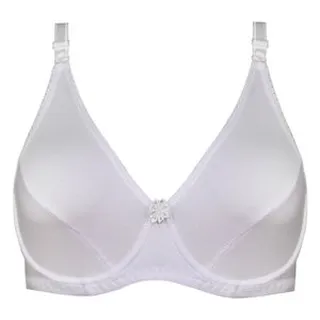 سوتین زنانه پانیذ مدل فنردار کد 22205 رنگ سفید