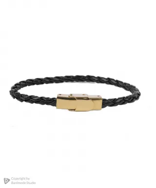 دستبند چرم طبیعی بیسراک Bisrak مدل LeatherBracelet-143