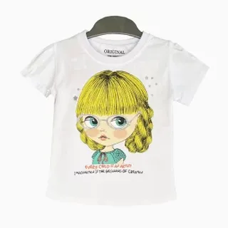 تیشرت طرح دختر نوزاد دختر (12 تا 18 ماه) کد 58800065