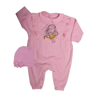 ست سرهمی و کلاه نوزادی آدمک مدل دختر کوچولو کد 130...