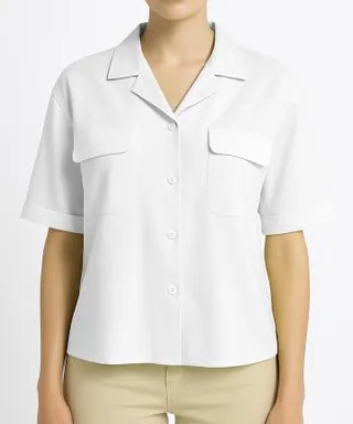 شومیز آستین کوتاه زنانه تولیکا مدل 33100