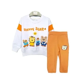 بلوز و شلوار طرح حیوانات برجسته پسرانه (18 ماه تا 6سال) کد 629958