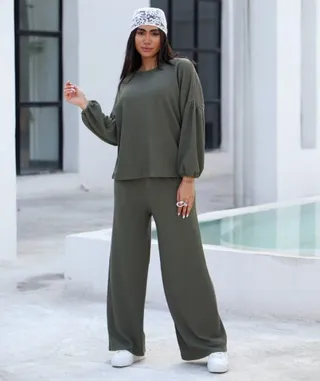 ست کیمونو و شلوار Q31470