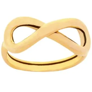 انگشتر طلا 18 عیار زنانه طلای مستجابی مدل بی نهایت کد 12-T557