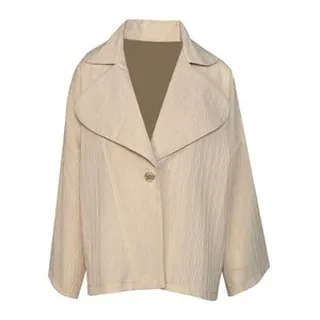 مانتو کتی زنانه مدل 8009 رنگ کرم