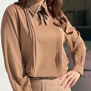 شومیز مجلسی زنانه یقه گلدوزی کد 01