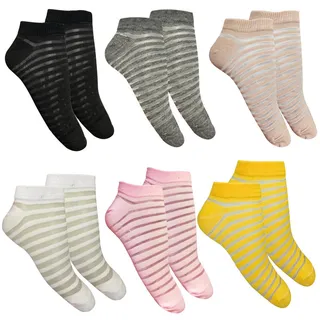 جوراب زنانه تن پوش هنگامه مدل شیشه ای راه راه  بست...