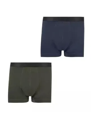 شورت مردانه پادار سرمه ای سبز سوپردرای Superdry کد M22S53001X بسته دو عددی