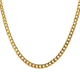 زنجیر طلا 18 عیار مردانه گالری رحمانی مدل کارتیه 7 کد 5607