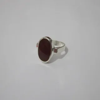 انگشتر عقیق اصل سه پوست مردانه