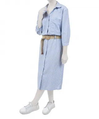 پیراهن نخی زنانه سه دو مدل 5SW18NT0911