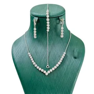 نیم ست نقره زنانه مدل آوین