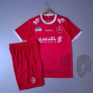 لباس اول پرسپولیس ( فصل 1404 405) به همراه شورت ورزشی