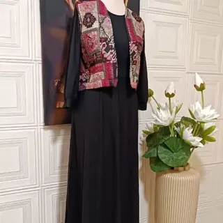 ست  دو تیکه کت و سارافون مجلسی عیدانه