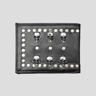 کیف پول اسکلتی مدل Six Skulls کد Njd-452d5