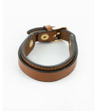 دستبند بچگانه چرم طبیعیبیسراک Bisrak کدLeatherBracelet-K101N