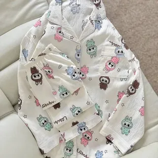 ست پیراهن شلوار استین بلند کد6804