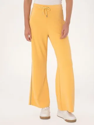 شلوار راحتی زنانه زرد پیرکاردین