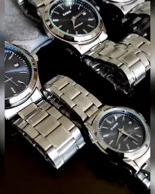 ساعت کاسیو مردانه بند دو رنگ صفحه سفید 