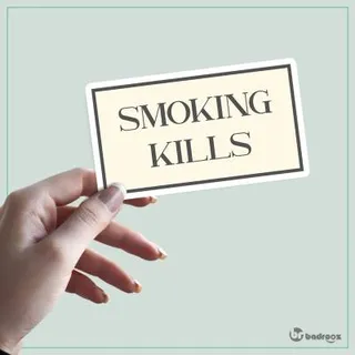 استیکر Smoking kills