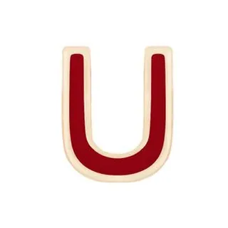 آویز گردنبند نقره ژابیز مدل حرف U