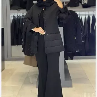 کت مزونی ریش دار کت مجلسی زنانه کت عیدانه زنانه