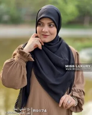 روسری نخ اسلپ دور عدسی R9174