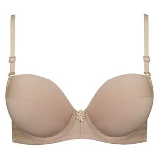 سوتین زنانه لنا مدل فنردار بند متحرک کد 4850 رنگ کرم