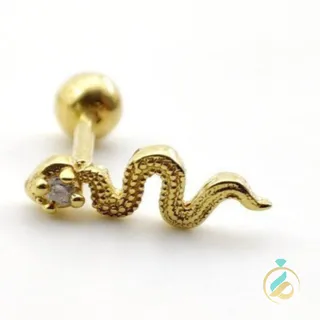 پیرسینگ طلای مار