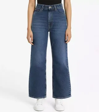 شلوار جین نیم بگ