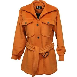 پالتو زنانه بی تی مدل فوتر کد OrK25 رنگ نارنجی