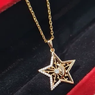 گردنبند ژوپینگ ماه و ستاره2