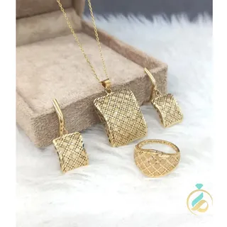 سرویس توری طلا زرد نما دار