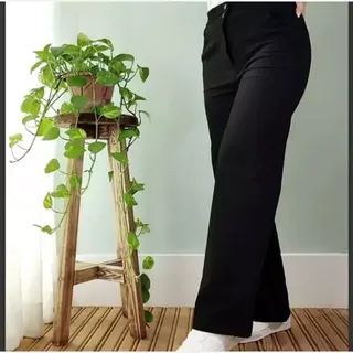 شلوار نیم بگ وینتل جنس  کتان کش 