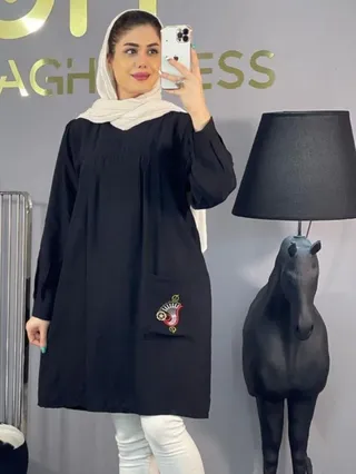 مانتو گلدوزی رها